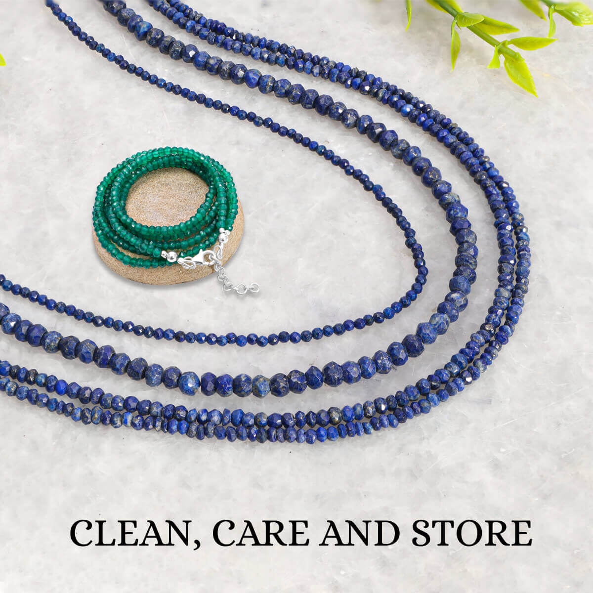 How To Take Care and Clean Gemstone Beads Jewelry
