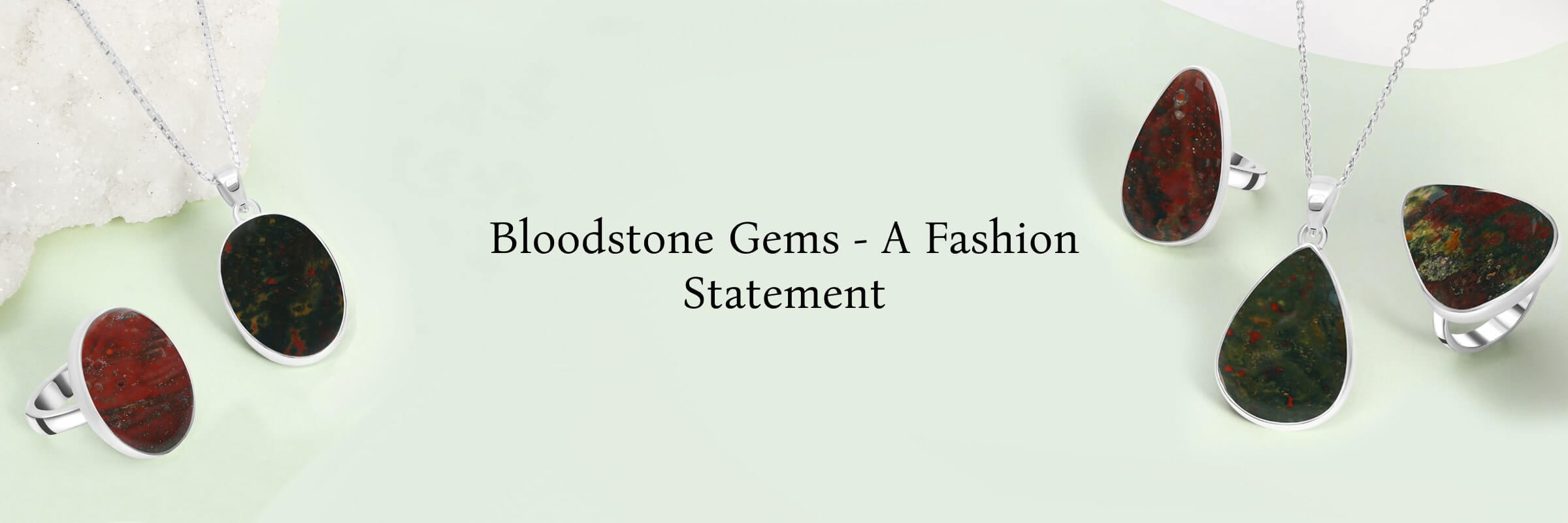 Bloodstone as jewelry Bloodstone as jewelry