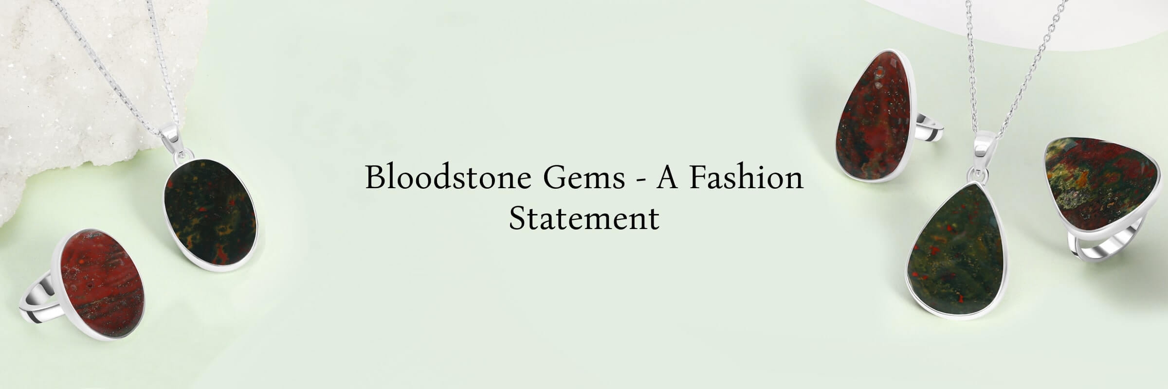 Bloodstone as jewelry