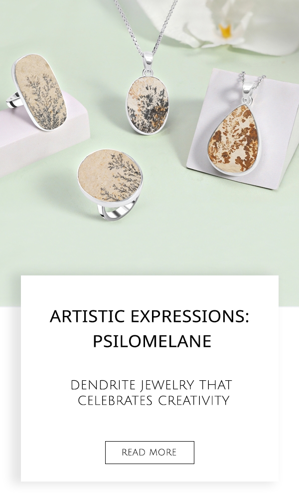 Psilomelane Dendrite Jewelry