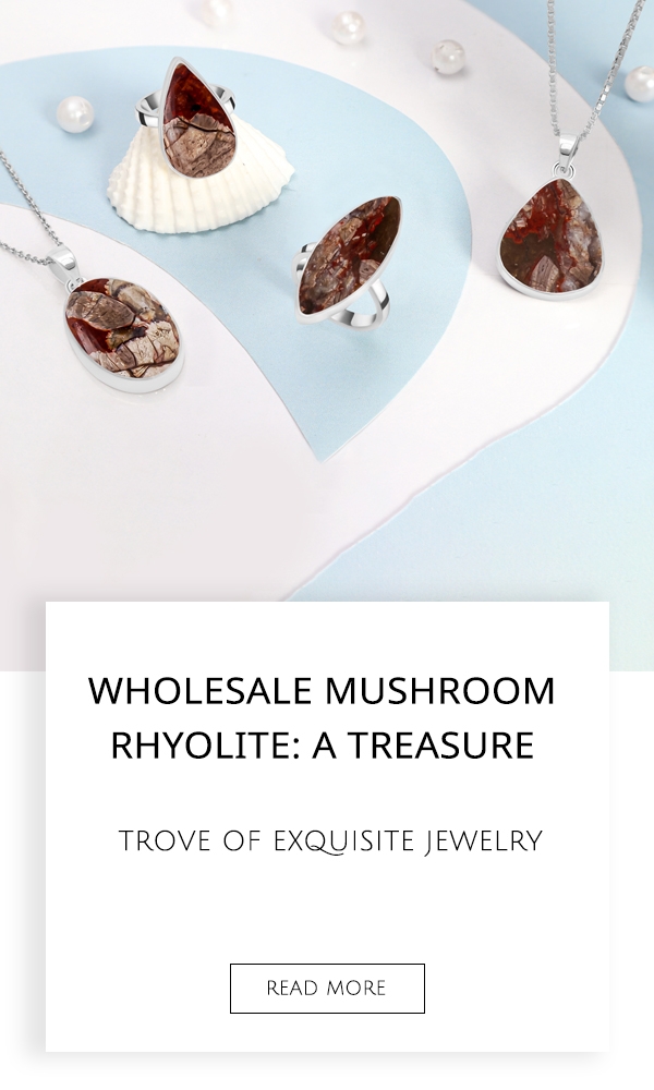 Wholesale Mushroom Rhyolite Jewelry