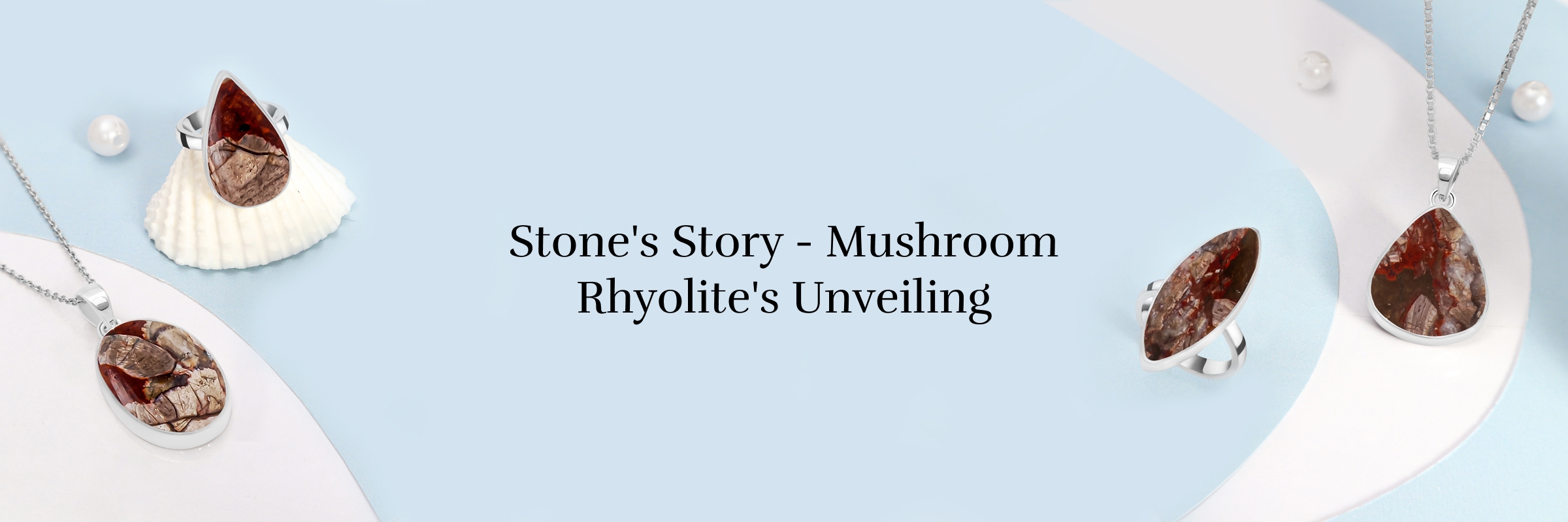 Wholesale Mushroom Rhyolite Jewelry