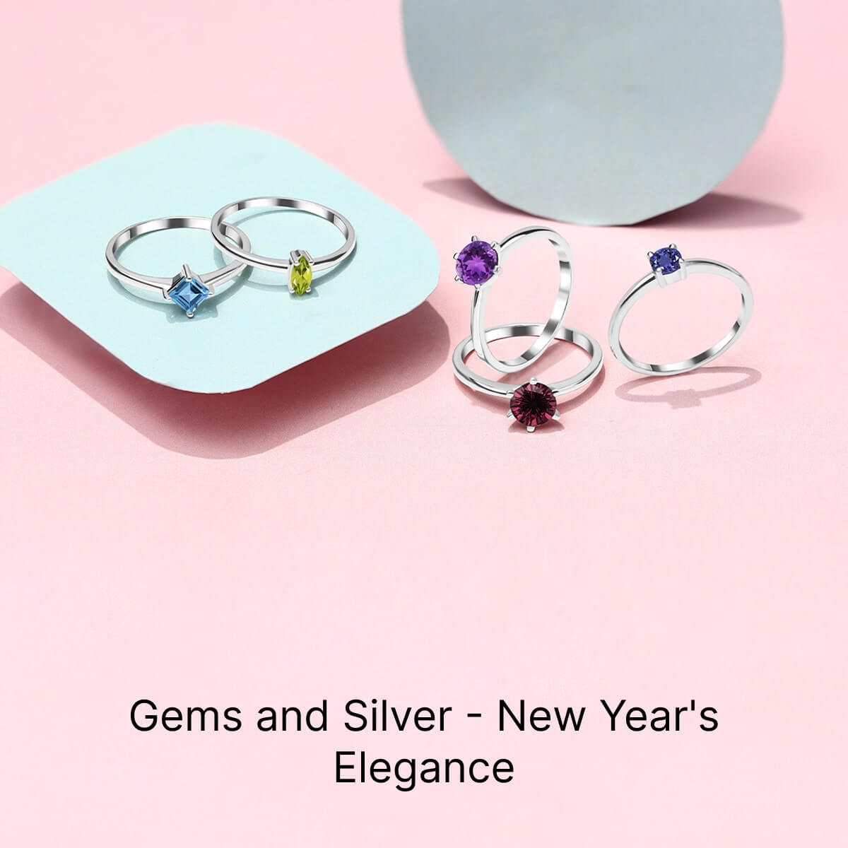 Unique Silver Gemstone Jewelry Gifts for New Year