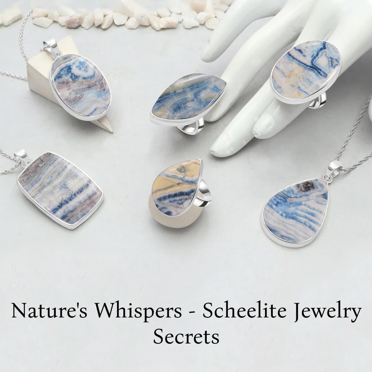 Scheelite Gemstone Jewelry