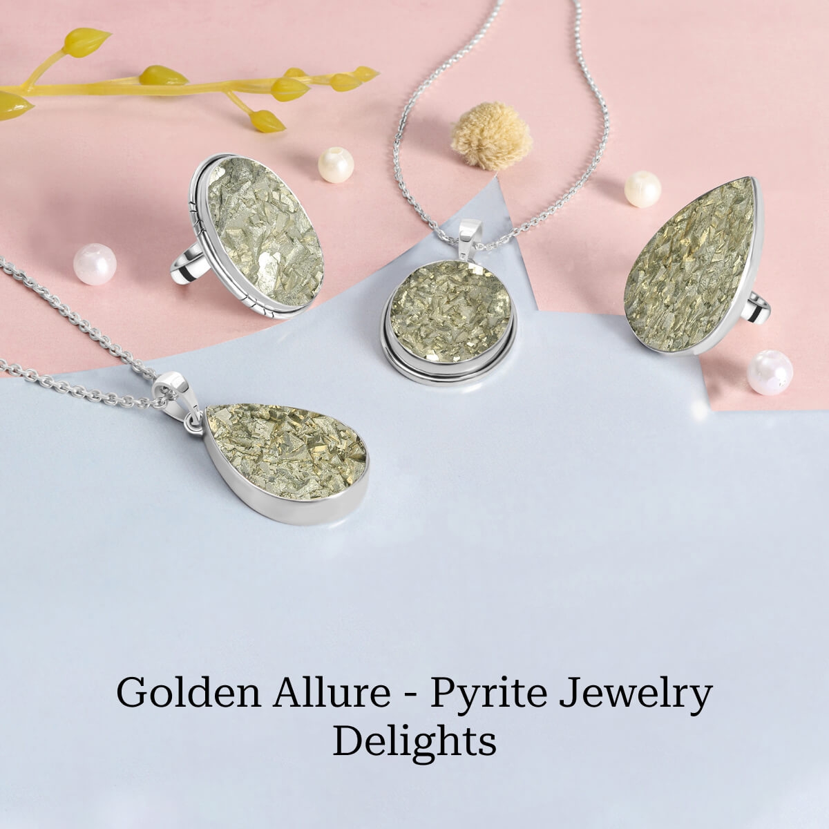 Pyrite Gemstone Jewelry