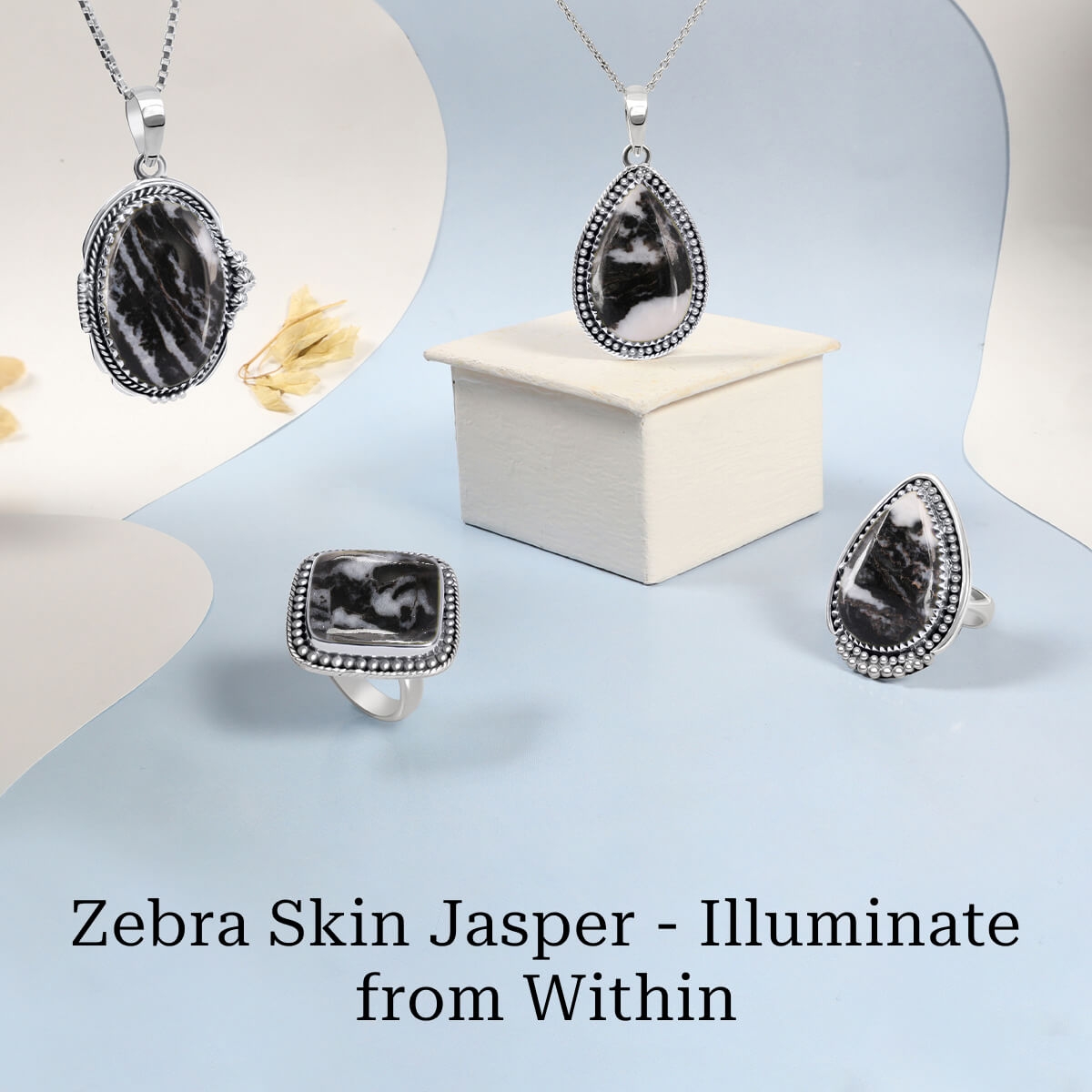 Zebra Skin Jasper Gemstone Jewelry