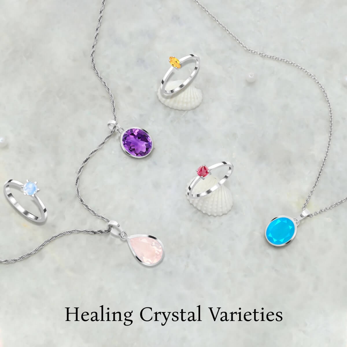 Different types of healing crystals and their meaning
