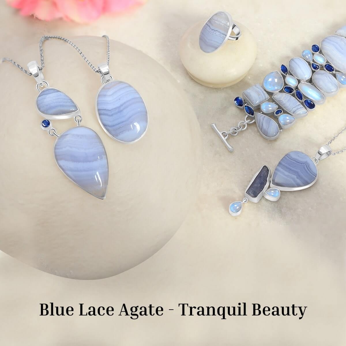 Blue Lace Agate Gemstone