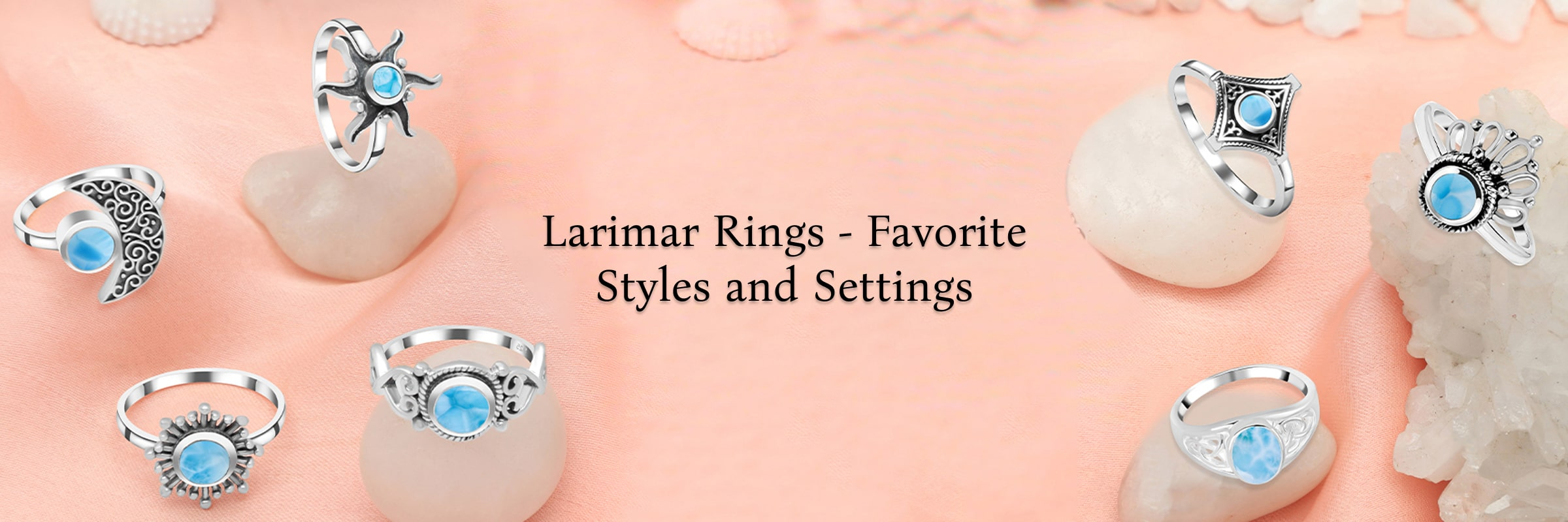 Popular Settings and Styles for Larimar Rings
