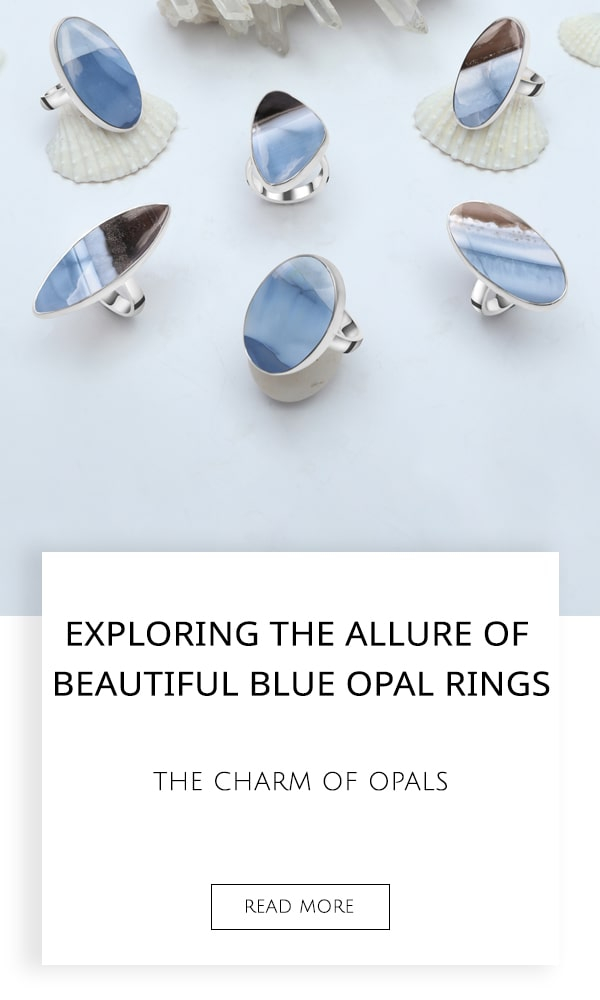 Blue Opal Rings