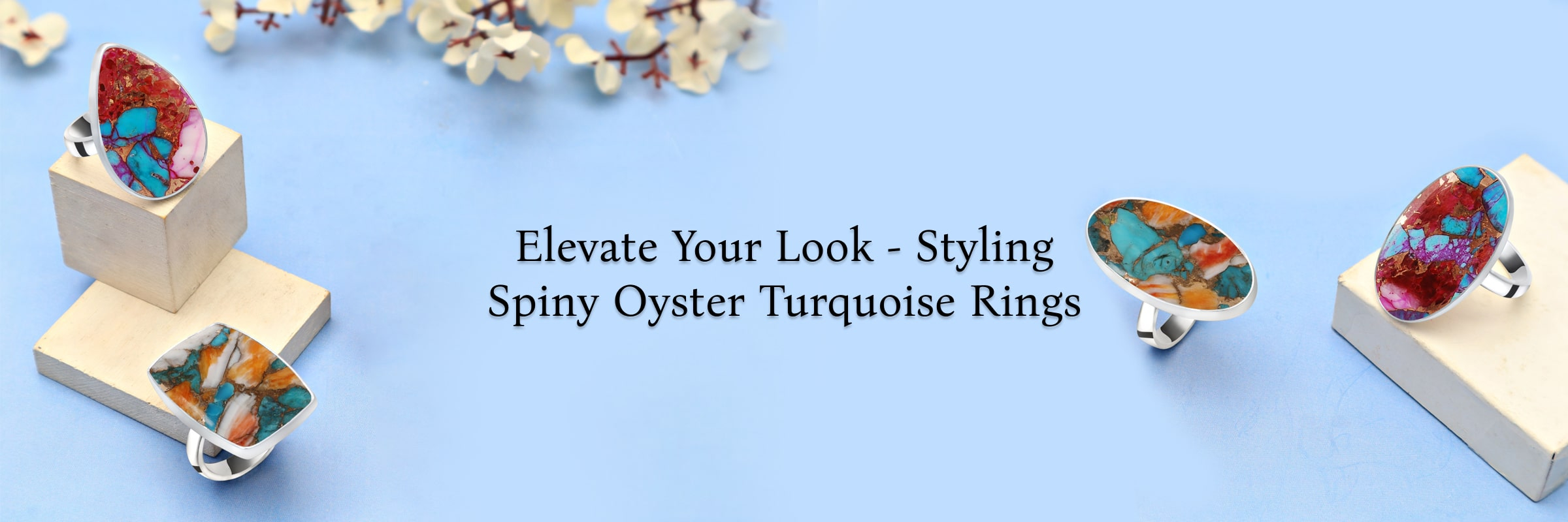 How to Style Your Spiny Oyster Turquoise Ring According to the Current Fashion Trends? Spiny Oyster Turquoise Rings