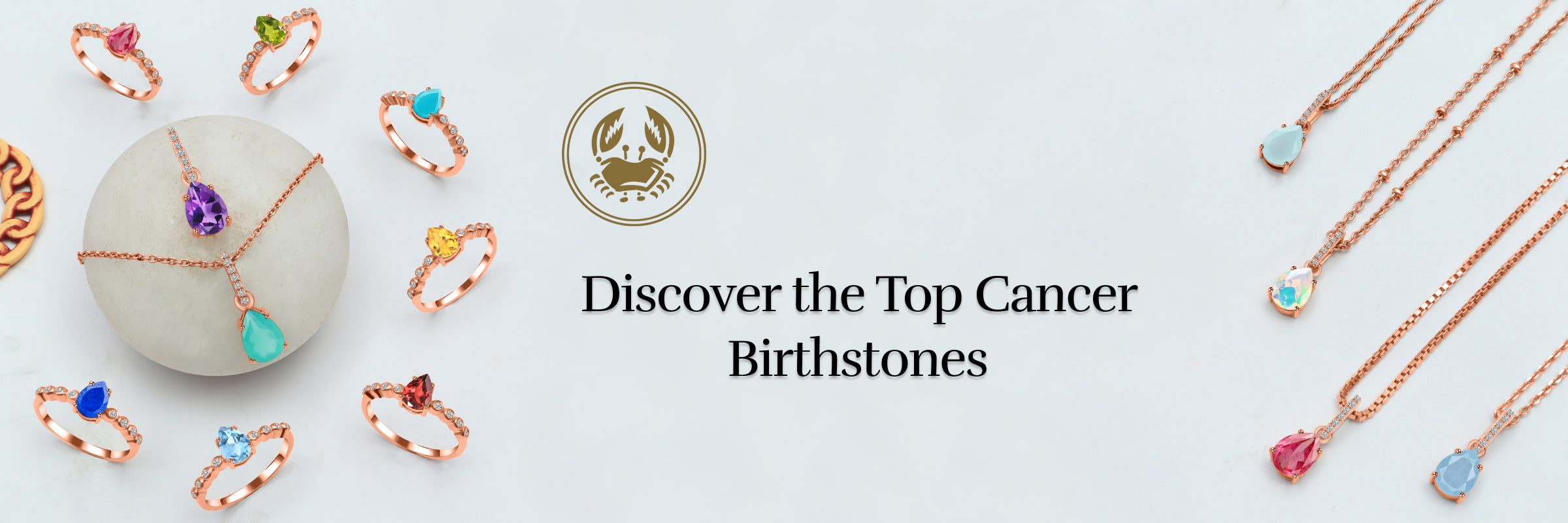 Cancer Birthstones - Meaning, History, Benefits & Uses - Top Cancer Zodiac Crystals Cancer Birthstones