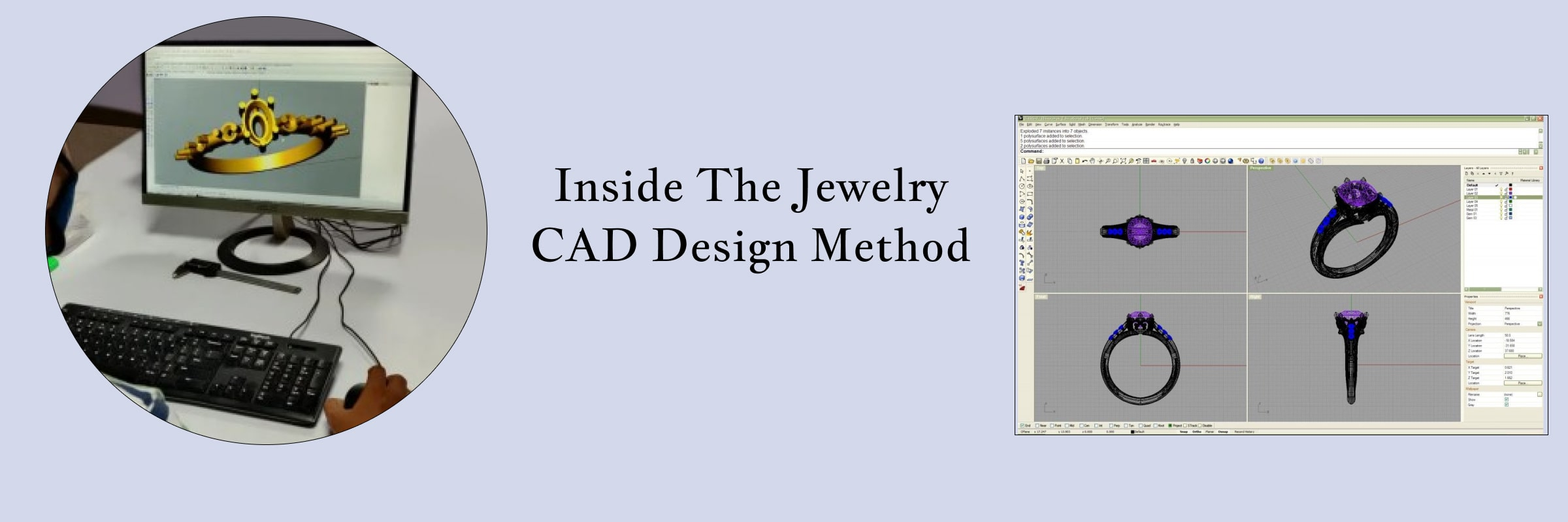 The Process of Jewelry CAD Design The Process of Jewelry CAD Design