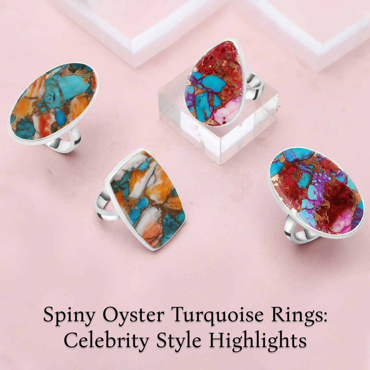Most Notable Spiny Oyster Turquoise Rings Worn by Celebs Spiny Oyster Turquoise Rings