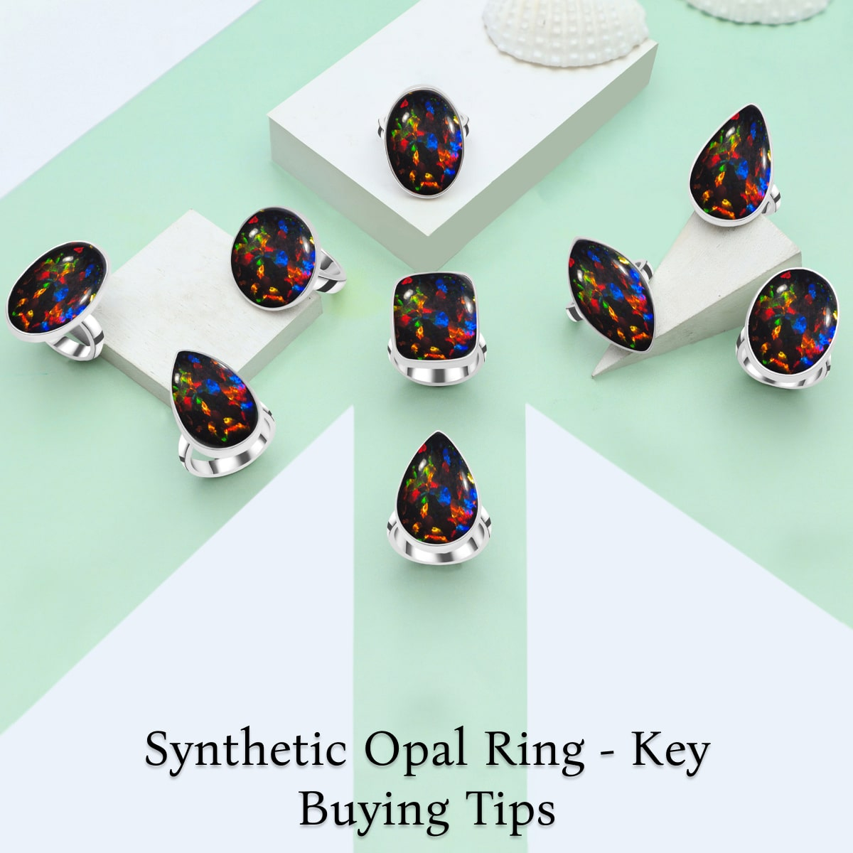 Synthetic Opal Ring