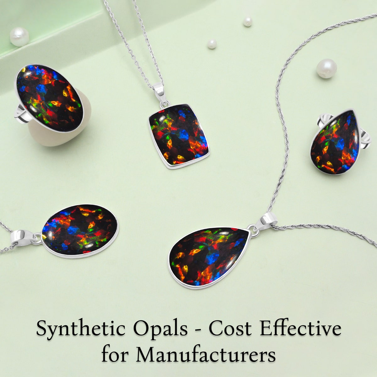 Why Do Wholesale Gemstone Jewelry Manufacturers Use Synthetic Opals?