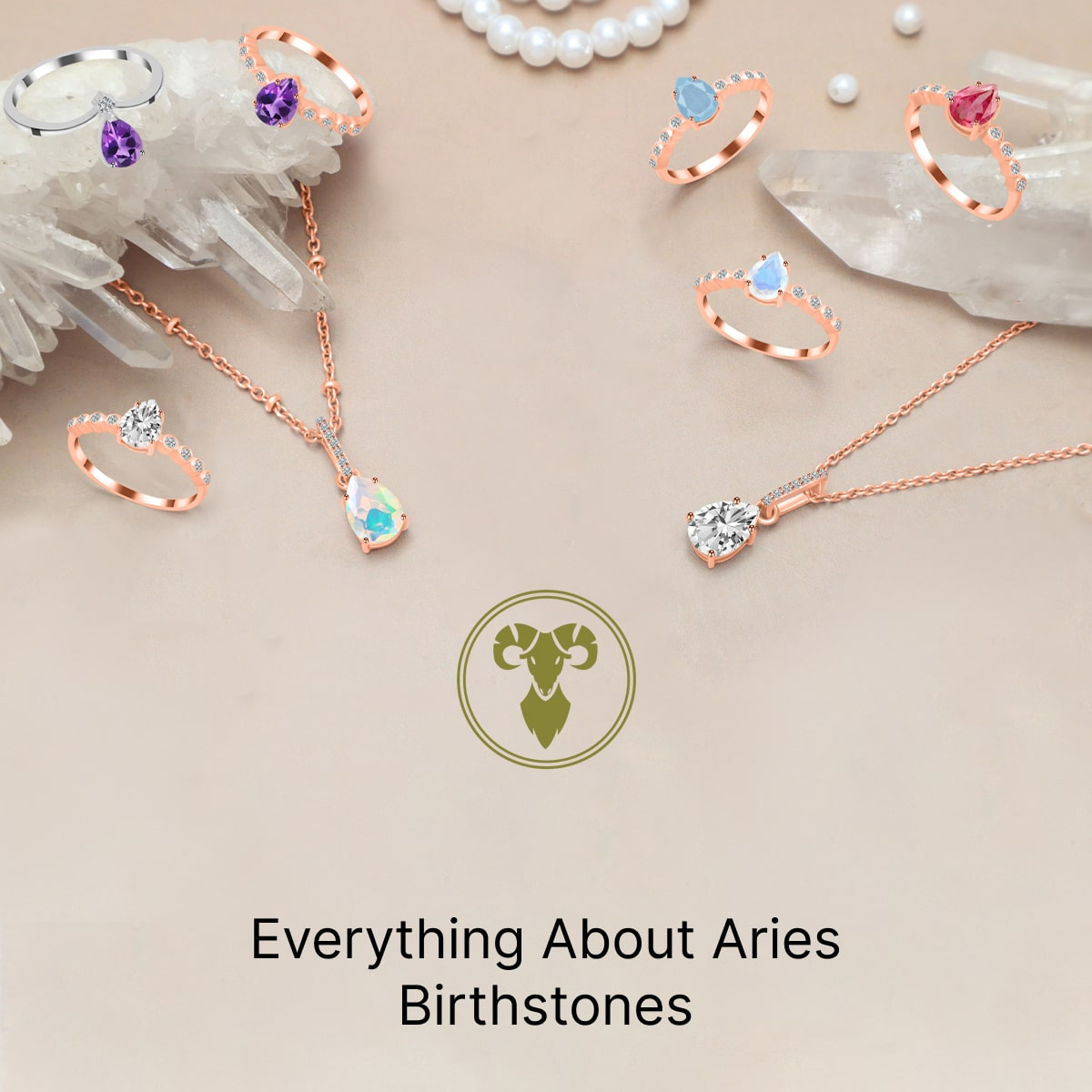 Aries Birthstones: Meaning, History, Benefits & Uses - Best Aries Crystals Aries Birthstones