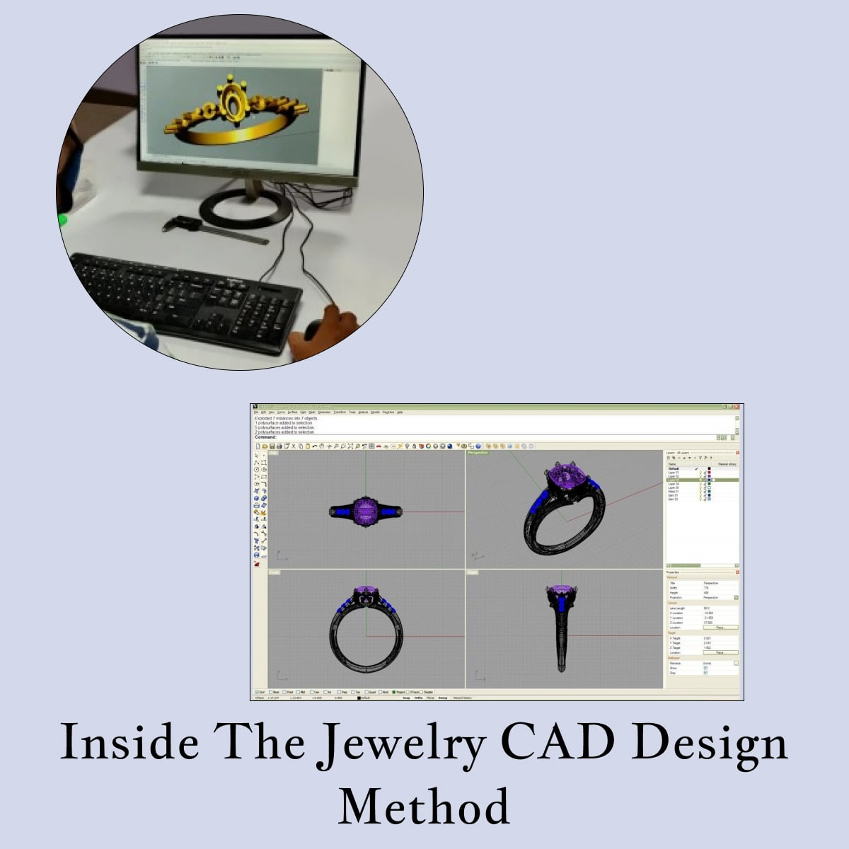 The Process of Jewelry CAD Design The Process of Jewelry CAD Design