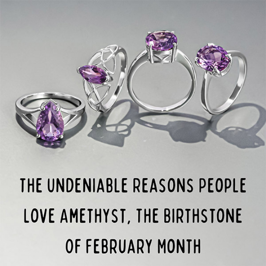 February birthstone - Amethyst