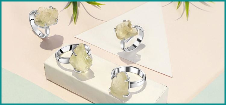 Libyan desert glass ring