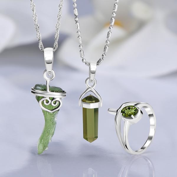 Moldavite Jewelry