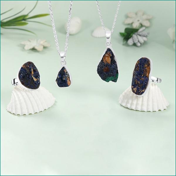 Azurite Stone Jewelry