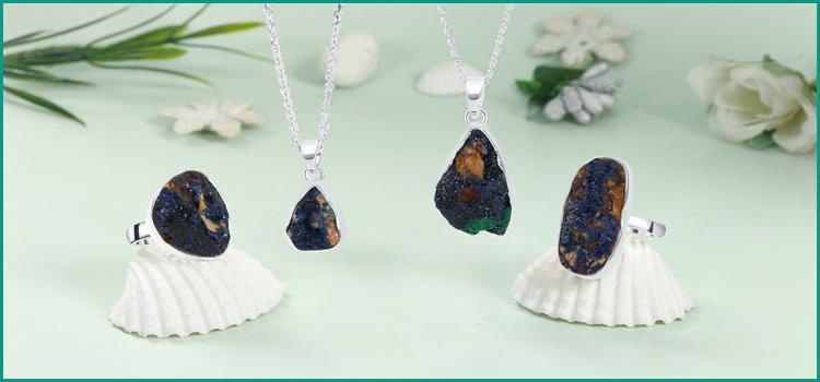 Azurite Stone Jewelry