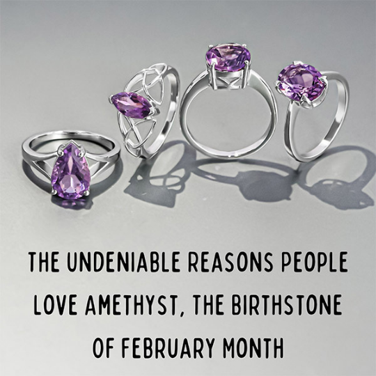 February Birthstone - Amethyst 