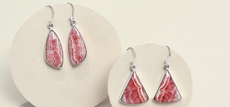  Rhodochrosite Earrings