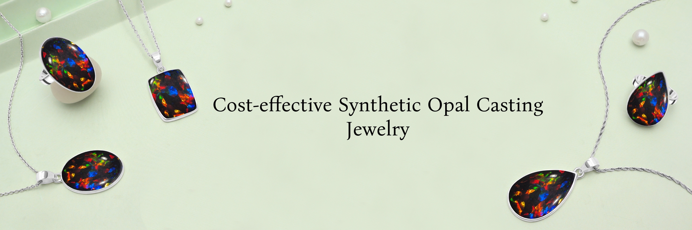 Price of Synthetic Opal Casting Jewelry Collection