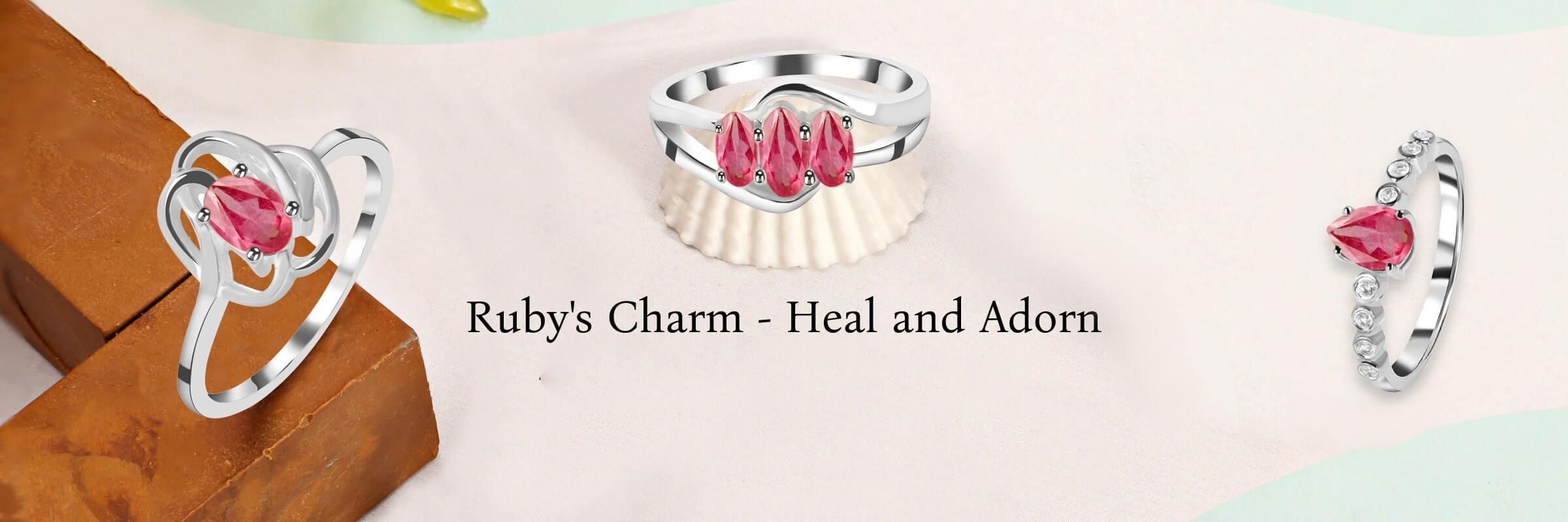 Heal Yourself With Charming Ruby Sterling Silver Jewelry Collection