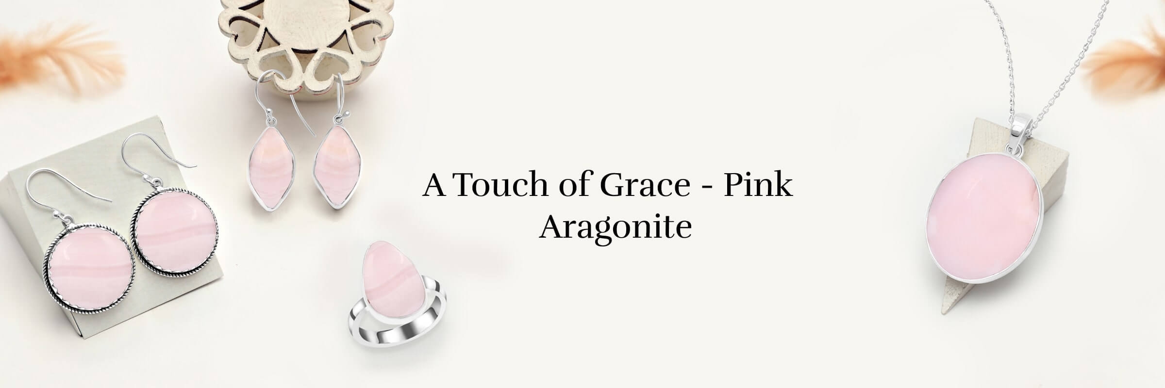 Sophisticated Shine: Pink Aragonite Jewelry for Effortless Sophistication Pink Aragonite Jewelry