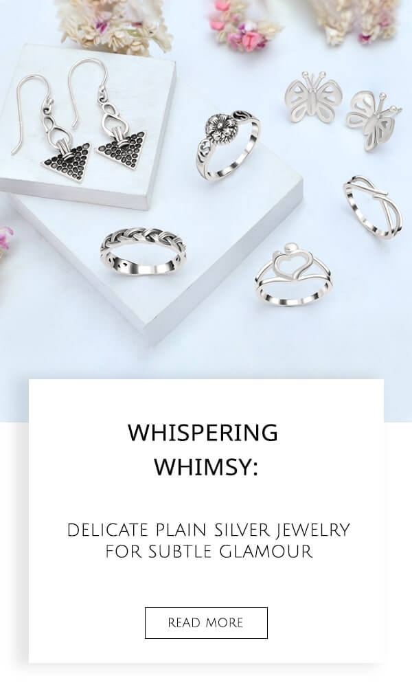 Plain Silver Jewelry