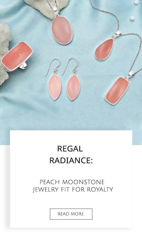 Peach Moonstone Jewelry