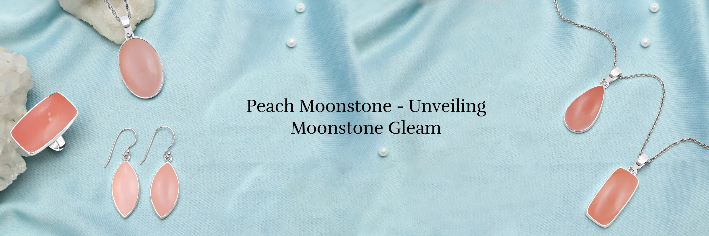 Peach Moonstone Jewelry