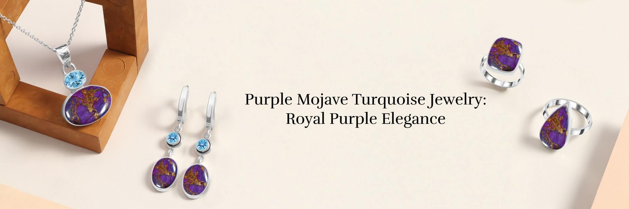 Sculpted Simplicity: Contemporary Purple Mojave Turquoise Jewelry for Modern Statements Purple Mojave Turquoise Jewelry