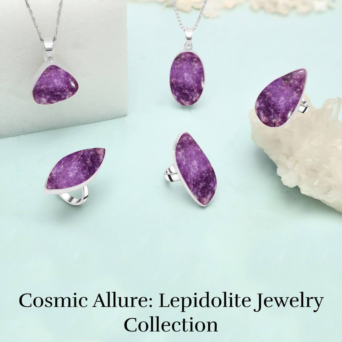 Stellar Lepidolite Jewelry