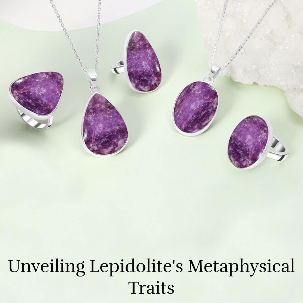 Metaphysical Properties of Lepidolite Jewelry
