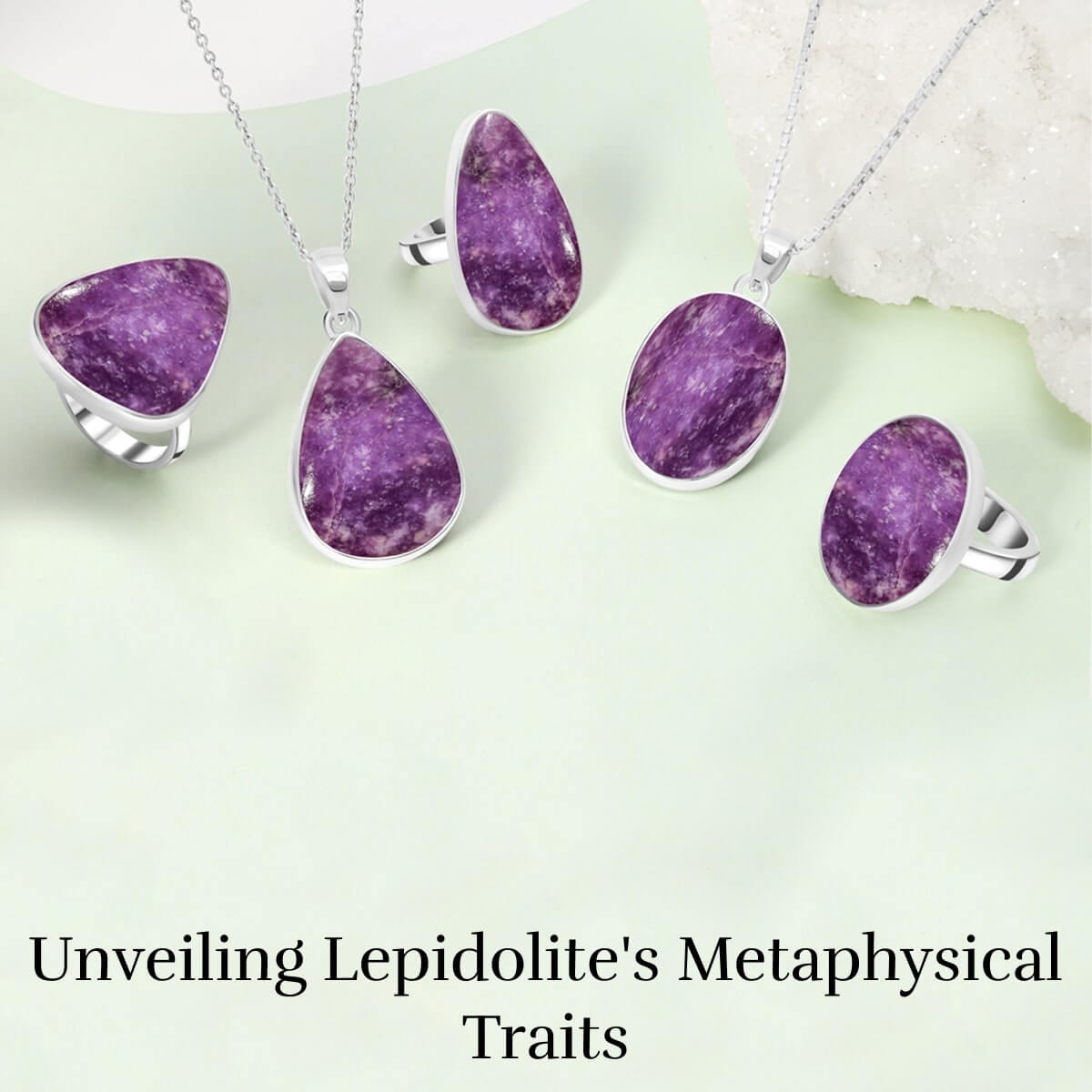 Lepidolite jewelry discount