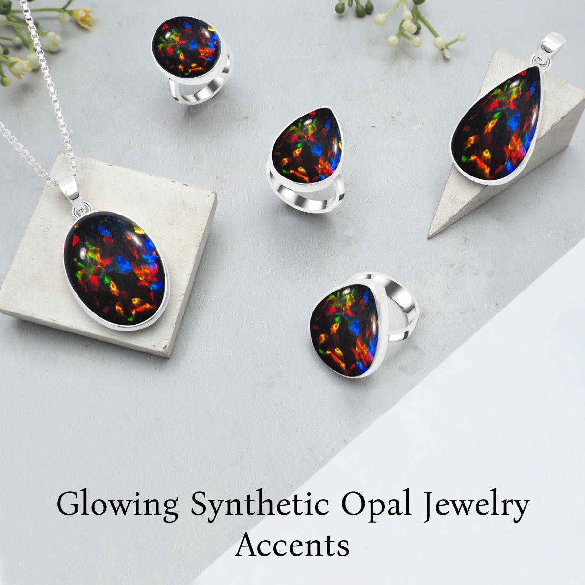 Vintage Jewelry Wholesale Flowers Artificial Pearl Tassel Design Opal Women  Earrings - Green
