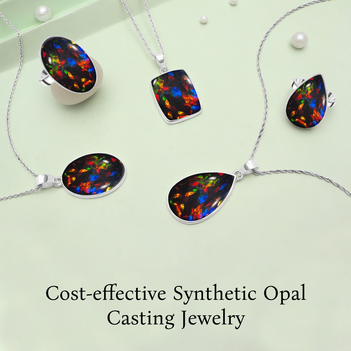 Price of Synthetic Opal Casting Jewelry Collection