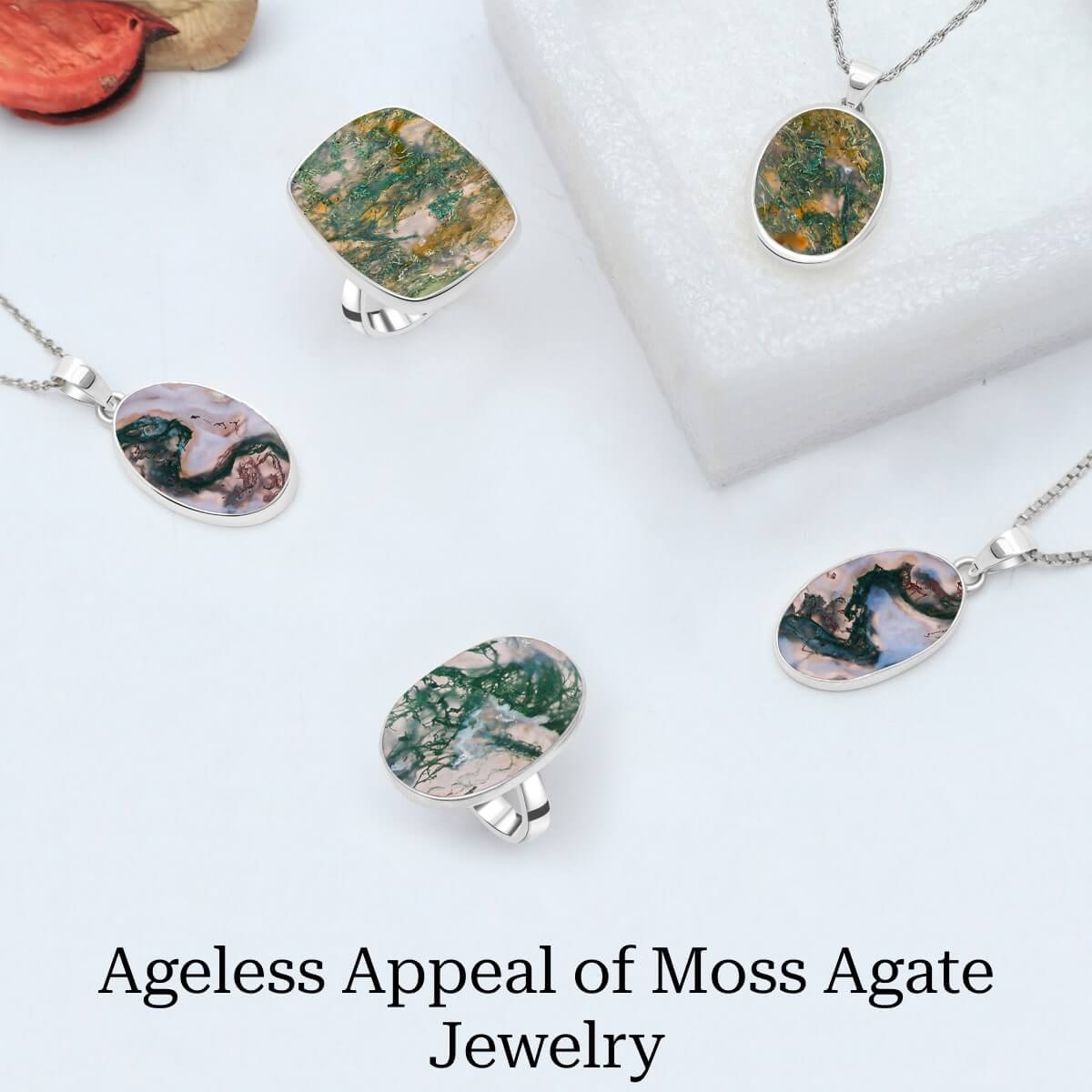 Infinite Brilliance: Moss Agate Jewelry for Enduring Glamour Moss Agate Gemstone Jewelry