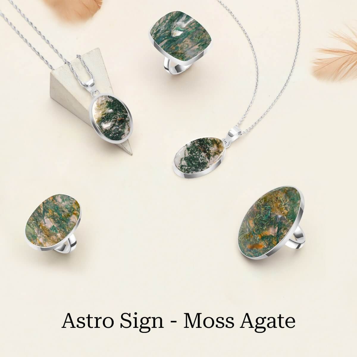 Best Moss Agate Engagement Rings ：The Complete Guide - WillWork Jewelr –  WILLWORK JEWELRY