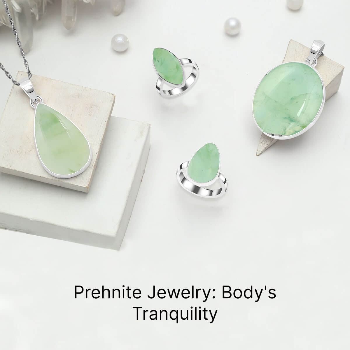 Prehnite Jewelry: Body Prehnite Gemstone Jewelry body