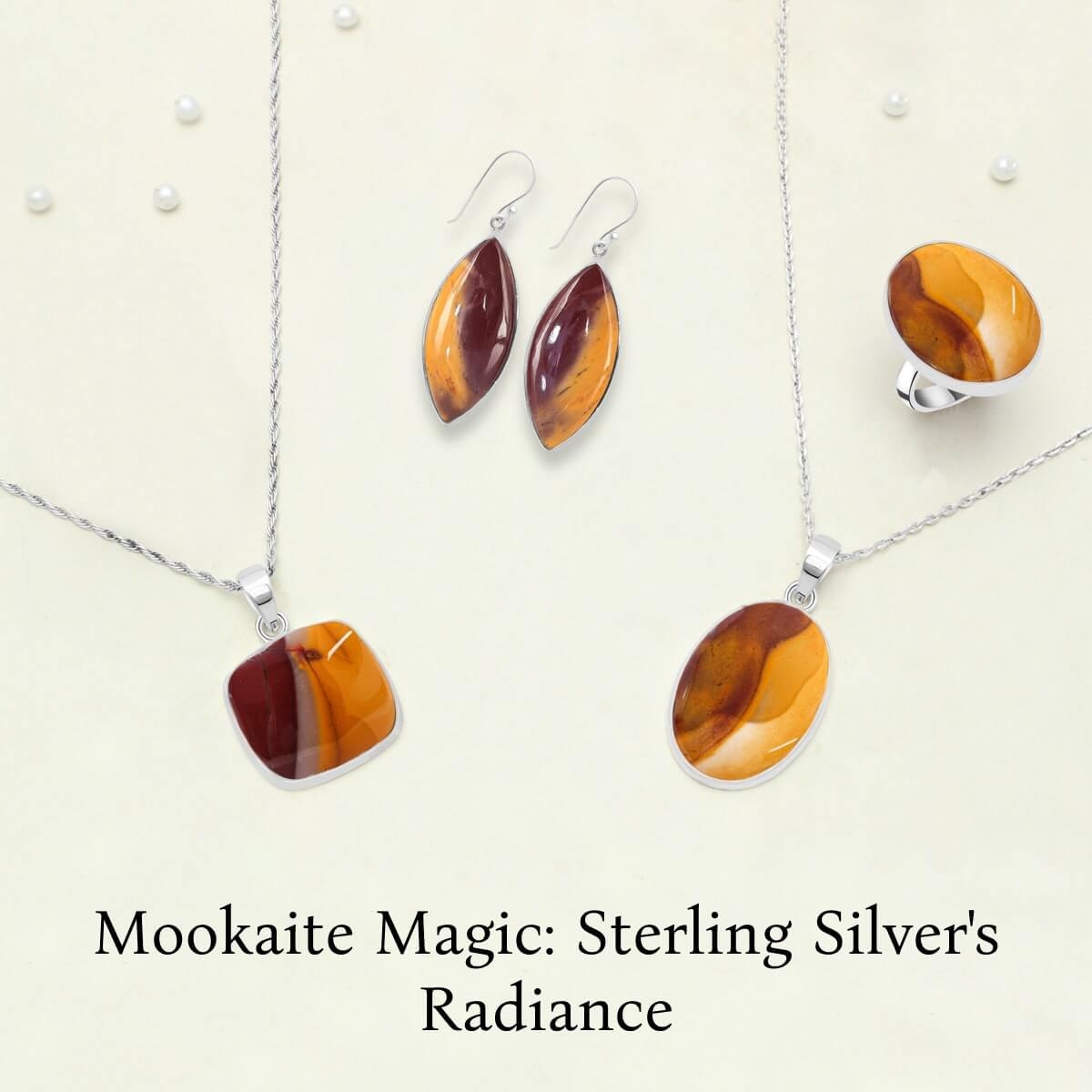 Mookaite Sterling Silver Jewelry