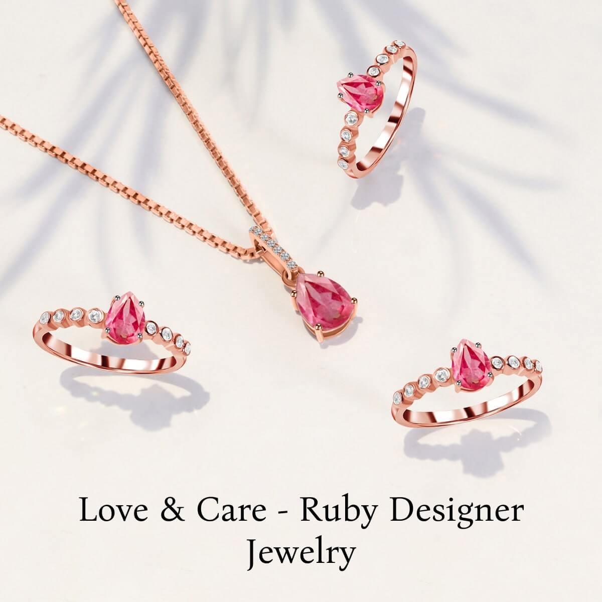 Caring for Ruby Designer Jewelry