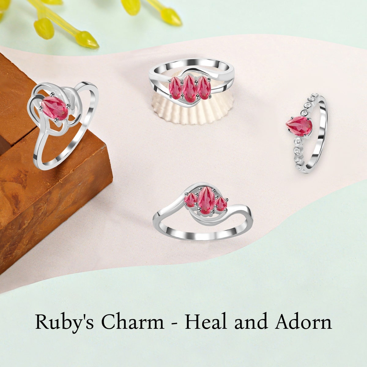 Heal Yourself With Charming Ruby Sterling Silver Jewelry Collection