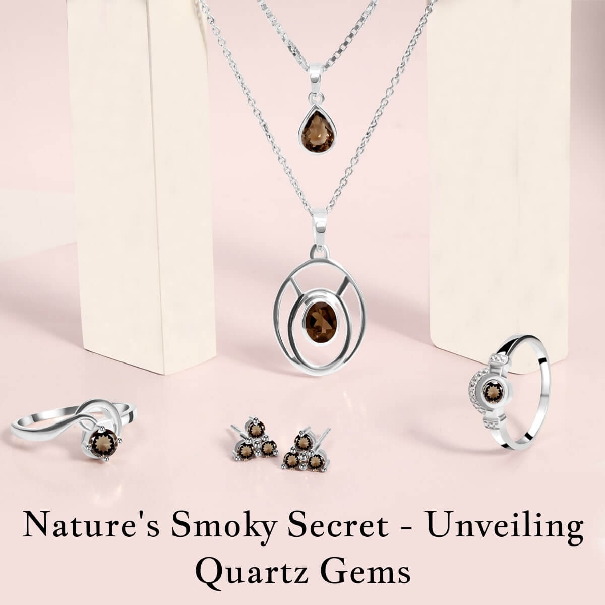 Smoky Quartz Stone Jewelry