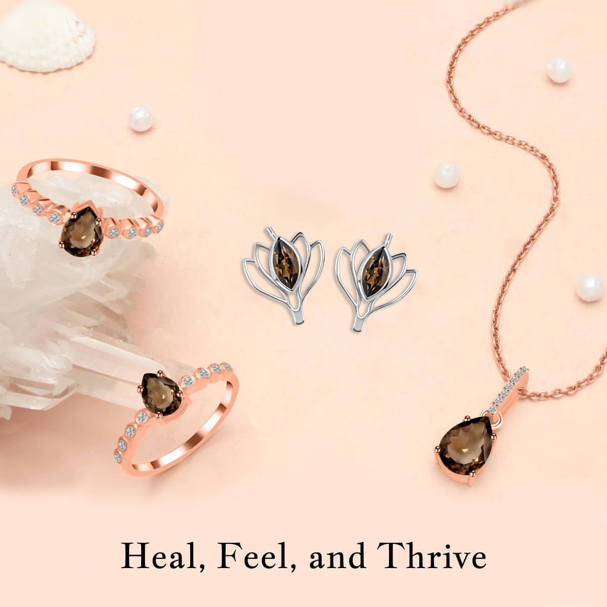 Rose gold healing shop properties