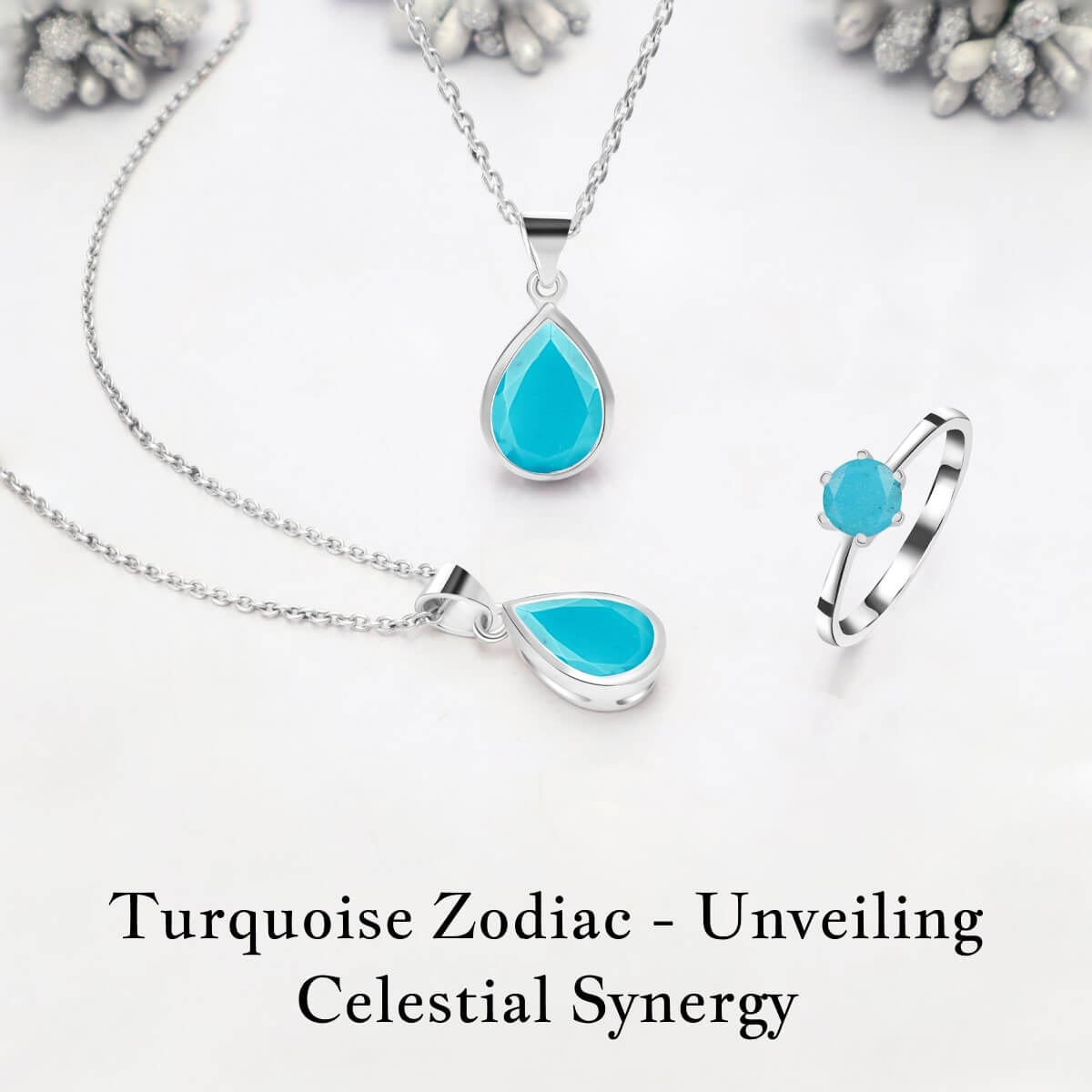 Zodiac Sign Turquoise Stone Zodiac Sign